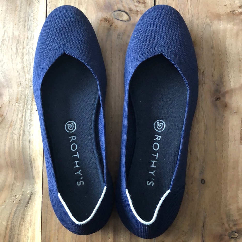 Rothy’s Navy Flats